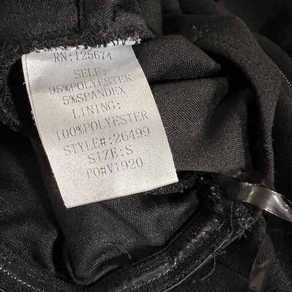 Good‎ Time USA Romper Sz S Black One Feather Trimmed Sleeve Jumpsuit Size Small - Picture 8 of 10